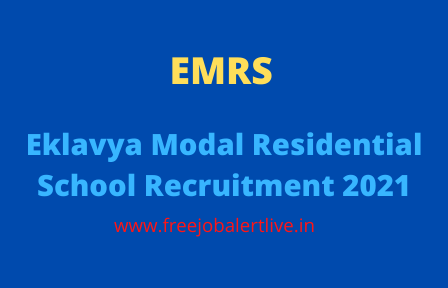 Eklavya Modal Residential School Recruitment 2021