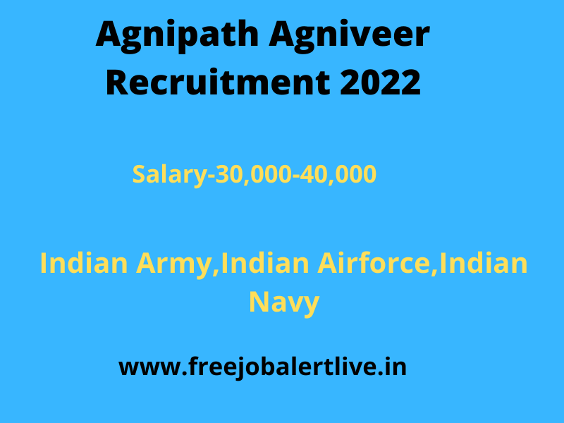 Agnipath Agniveer Recruitment 2022