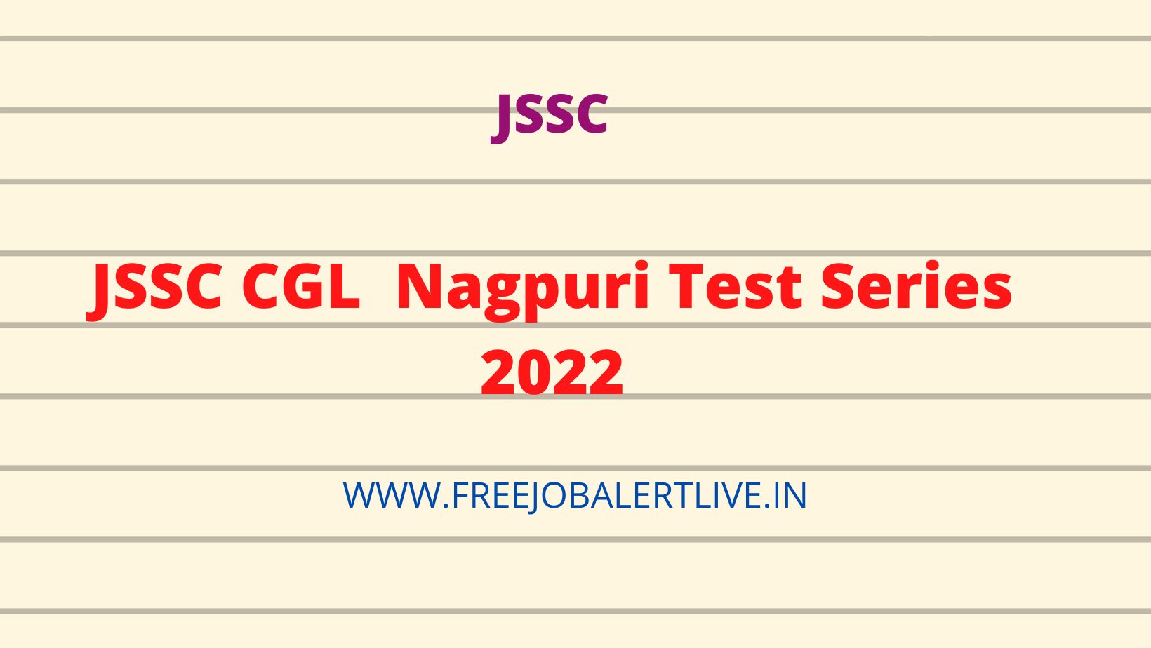 JSSC CGL Nagpuri Test Series 2022