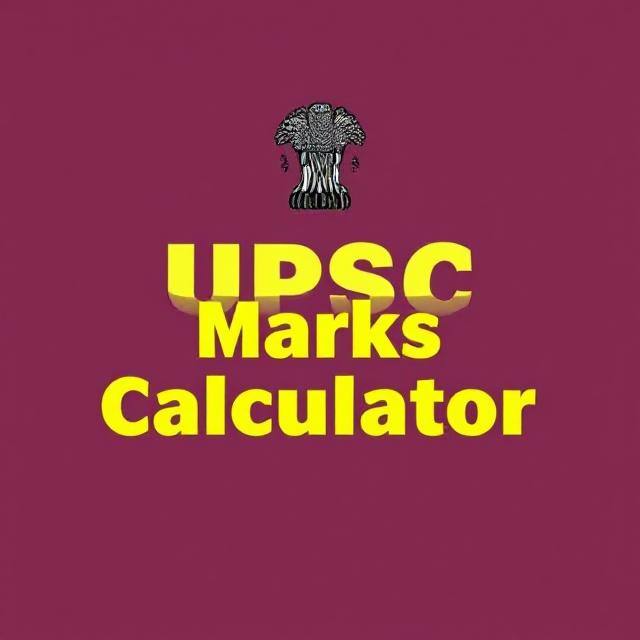 UPSC Marks Calculator 
